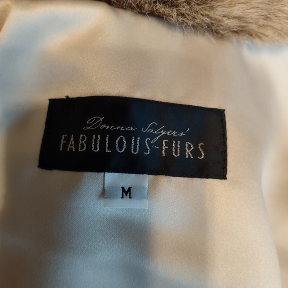 Faux fur mid thigh length coat/Jacket - Picture 1 of 7